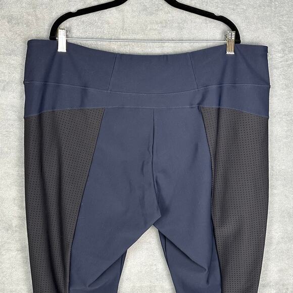 Athleta Steller Pants Womens 2X Navy Black Stretch Pockets Crop Active Trouser - Picture 5 of 14